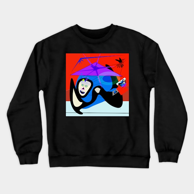 Beauty and Demons Crewneck Sweatshirt by momomoma